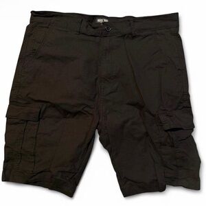 Men's Dark Cargo Shorts with Pockets